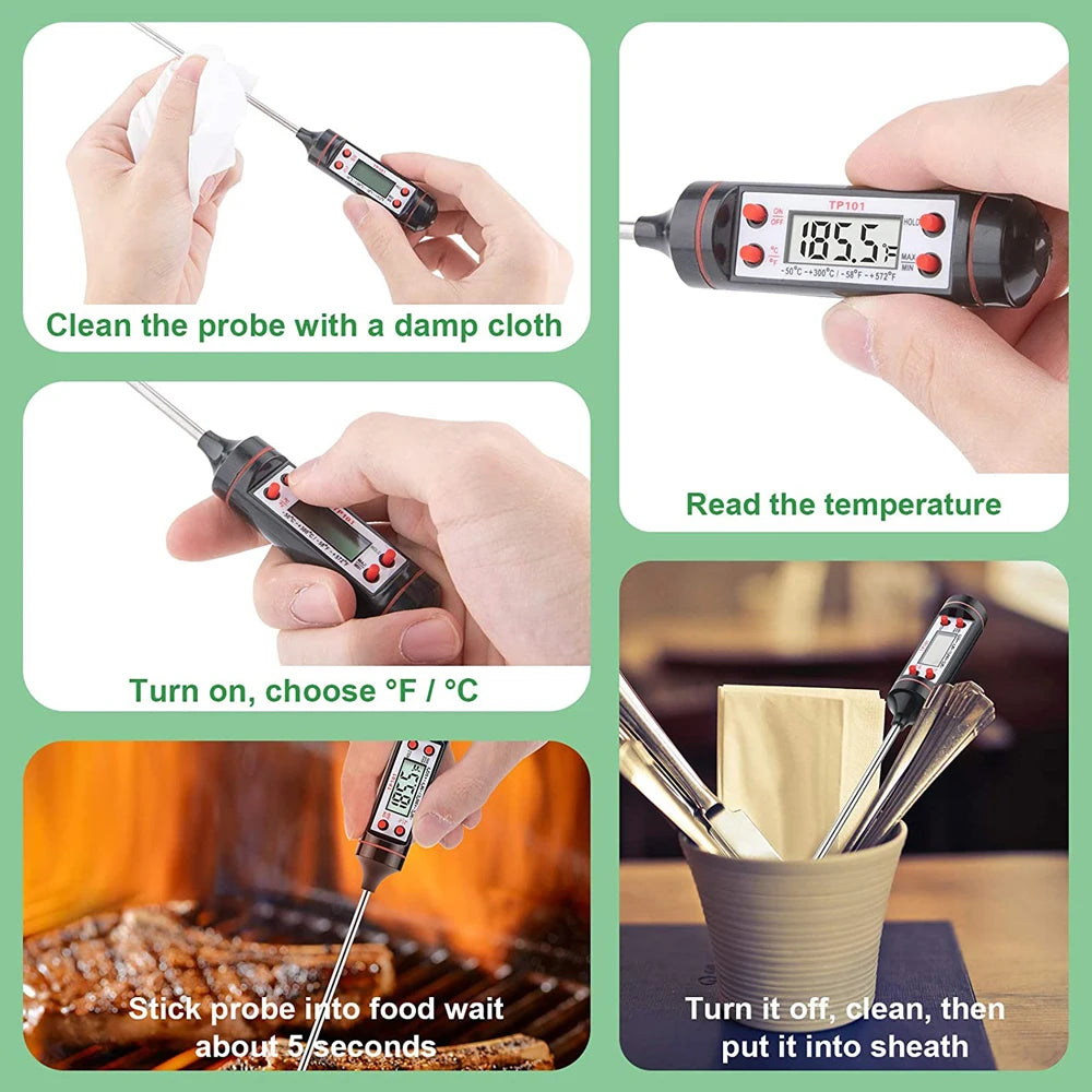 Digitales Lebensmittelthermometer von PrecisionCook 