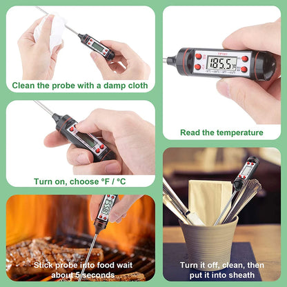 Digitales Lebensmittelthermometer von PrecisionCook 